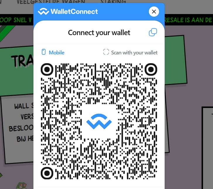 wepe kopen wallet aansluiten