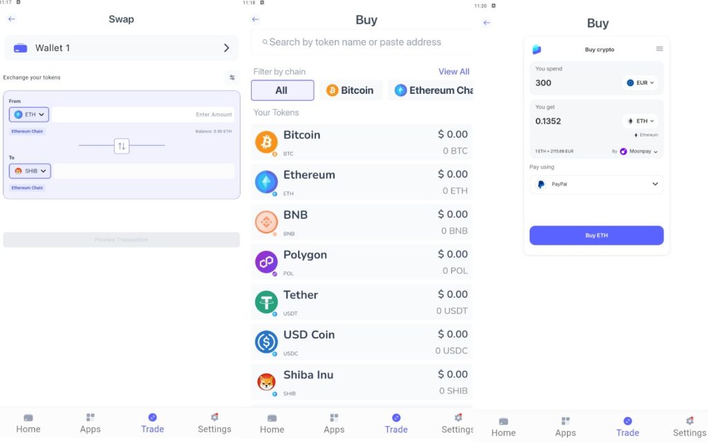 Interface best wallet p2p crypto exchange