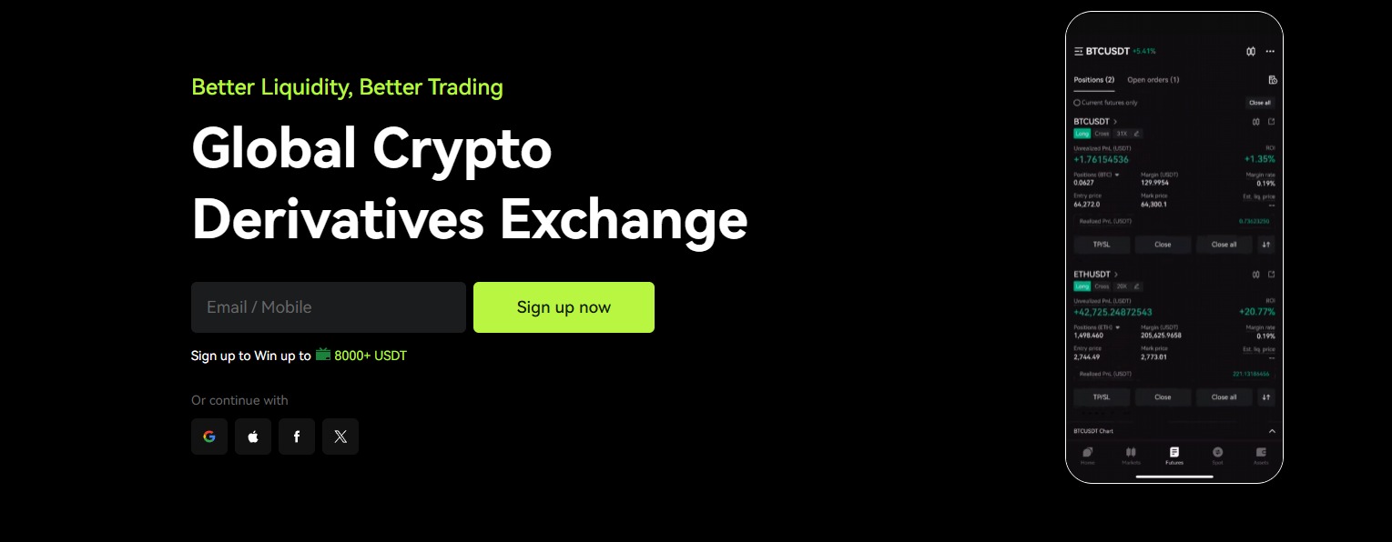 bitunix crypto futures trading platform