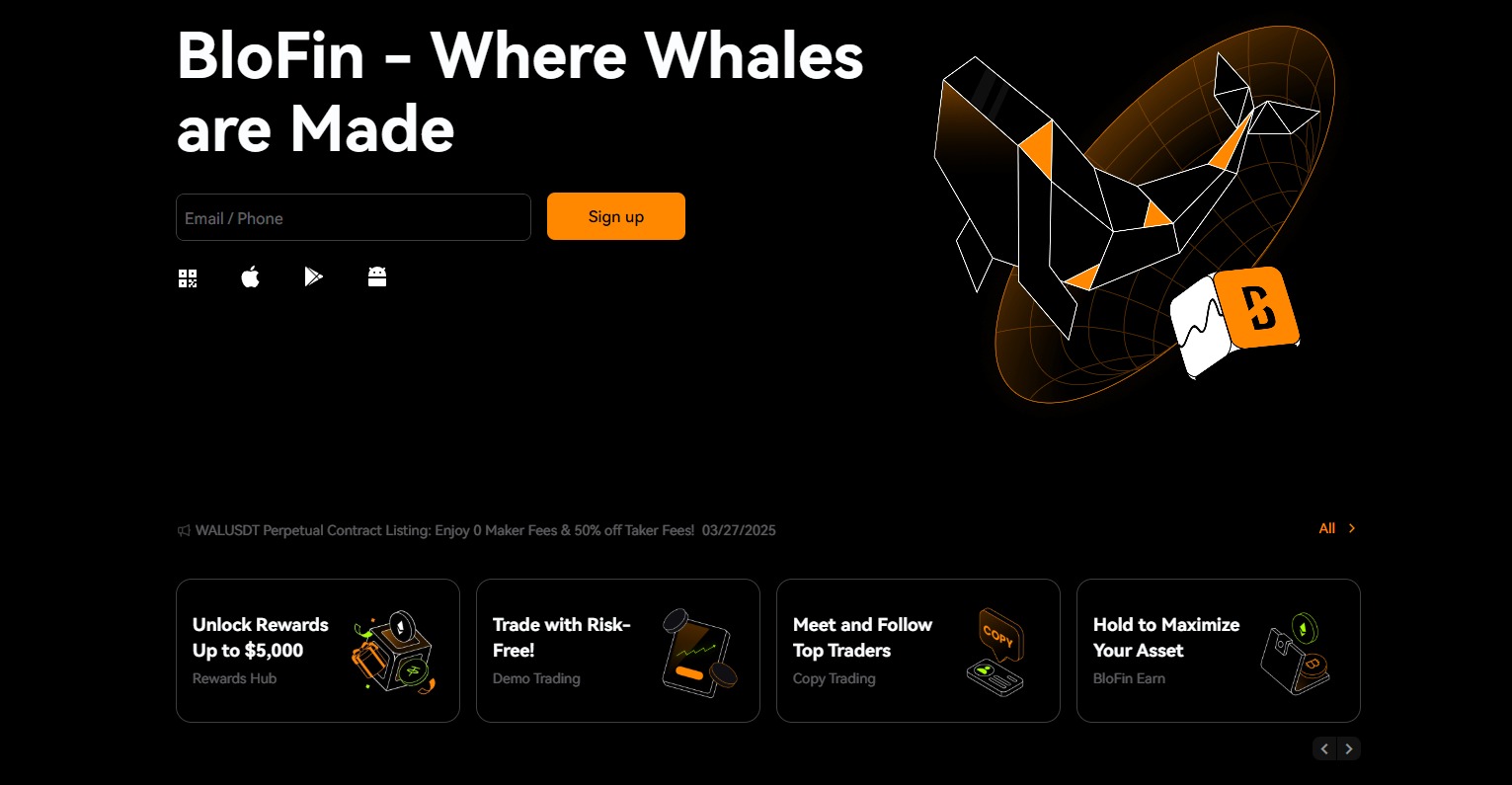 blofin crypto futures trading platform