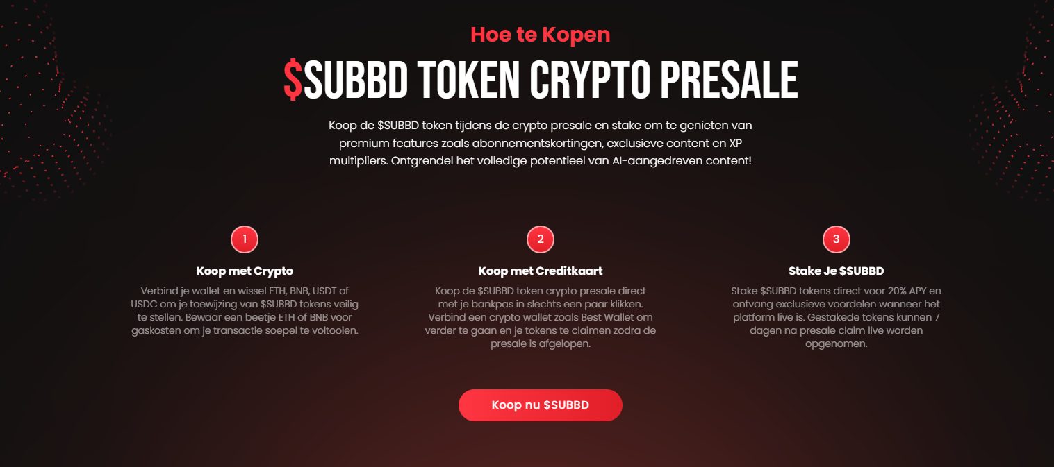 SUBBD koers verwachting hoe kopen presale