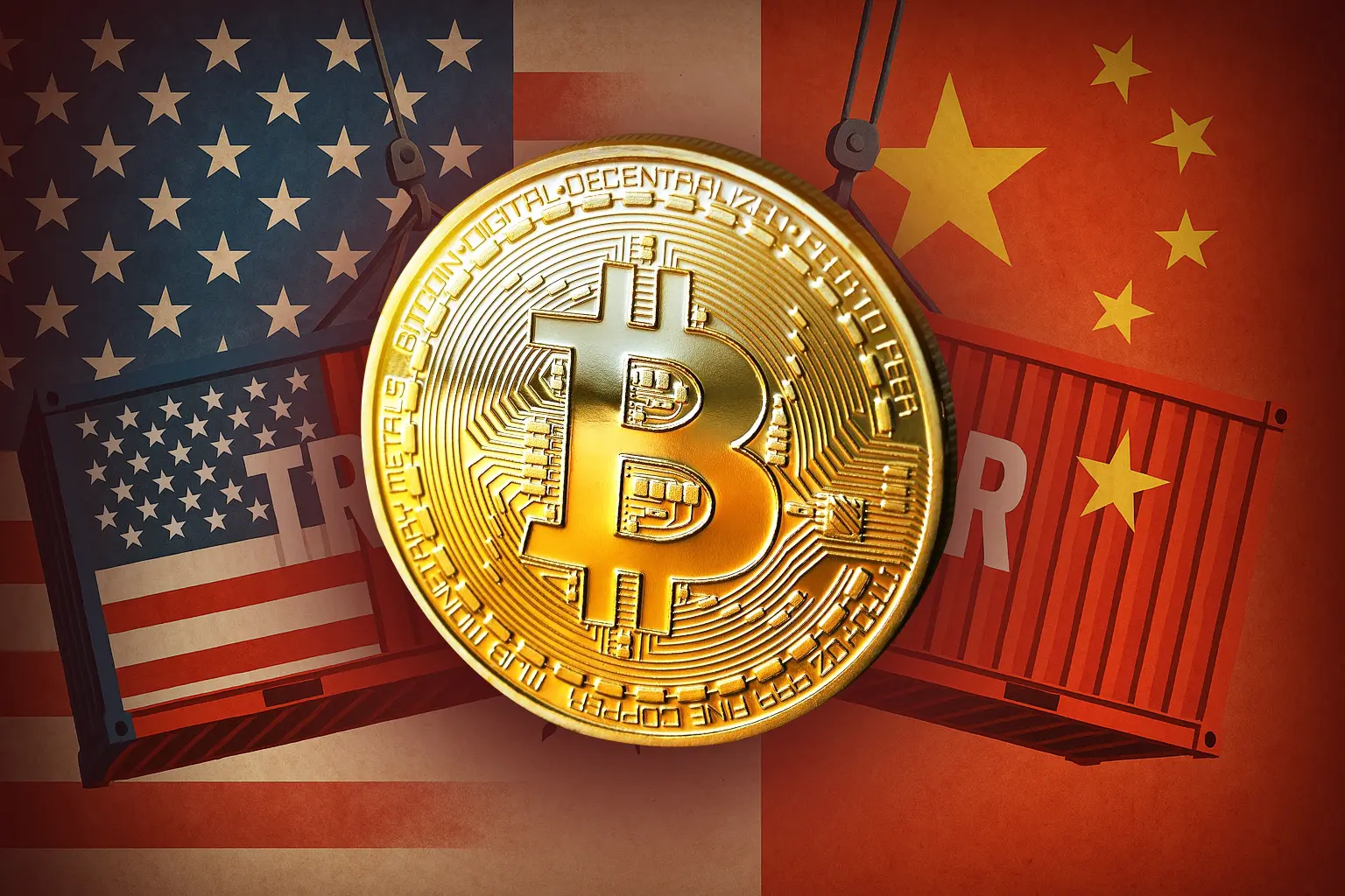 Bitcoin koers blijft stabiel terwijl TradFi zakt na tarief nieuws – wat gaat BTC doen?
