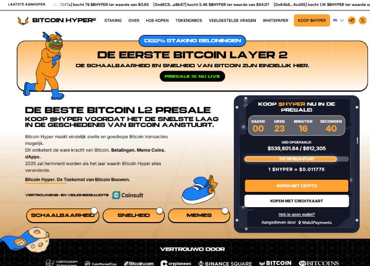 Bitcoin Hyper, presale crypto