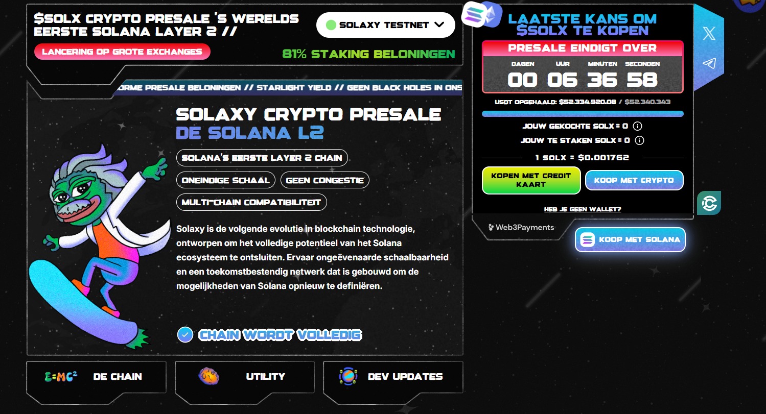 solaxy voorverkoop beste 1000x crypto
