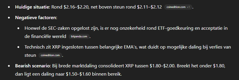 Ripple koers voorspelling ChatGPT