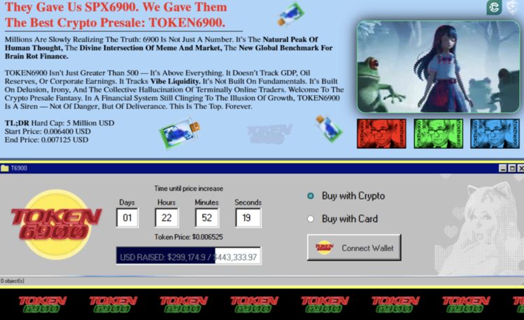 TOKEN6900 ($T6900) presale 2025