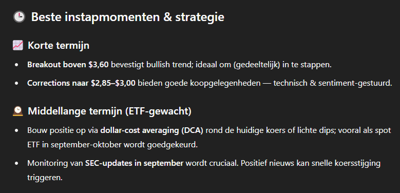 ChatGPT wanneer XRP kopen