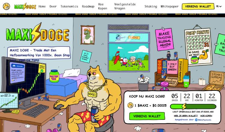 Maxi Doge, beste presale crypto kopen