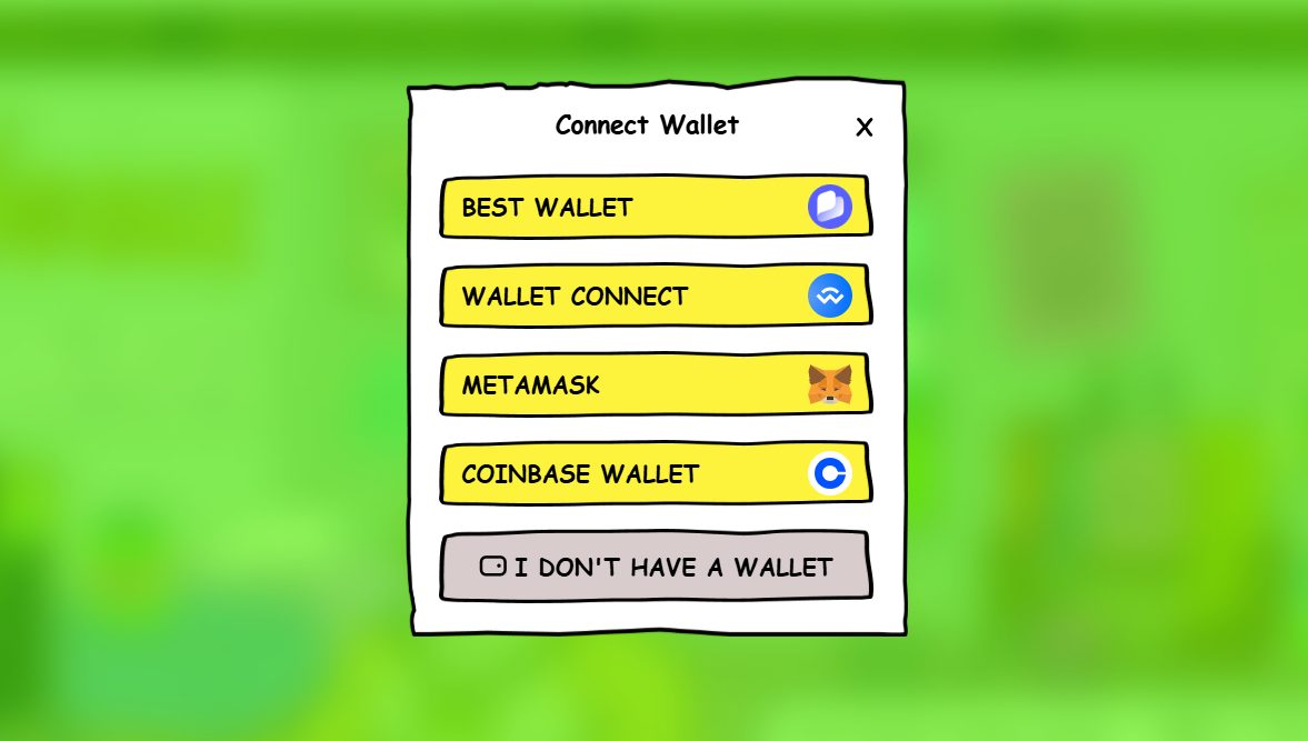 Kies een wallet om Maxi Doge te kopen.