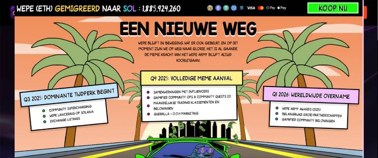 Wall Street Pepe roadmap