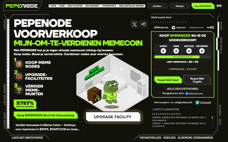 pepenode presale pagina