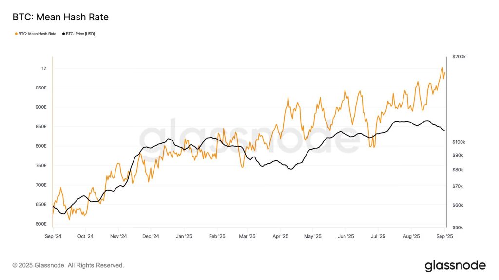 Bitcoin hashrate