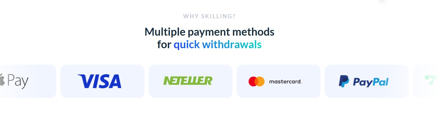 betaalmethoden bij skilling review