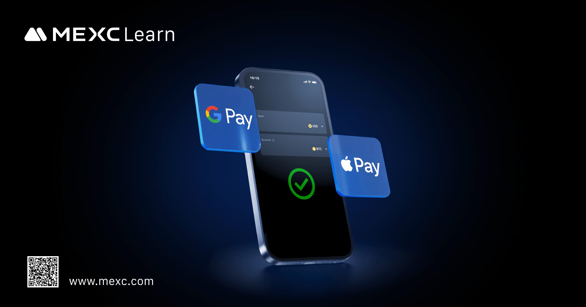 MEXC google pay apple pay