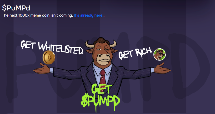 PUMPD nieuwe meme coin