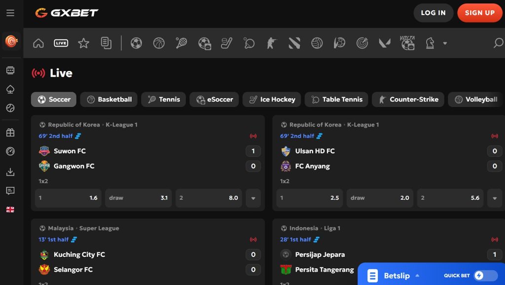 Gxbet – Beste goksite voor live wedden op topsporten