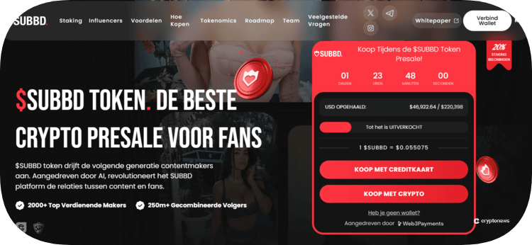 subbd crypto presale Beste meme coins