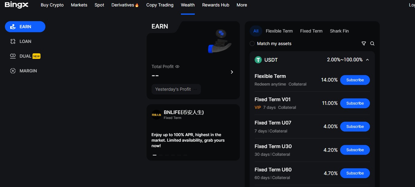 staking crypto platform mexc