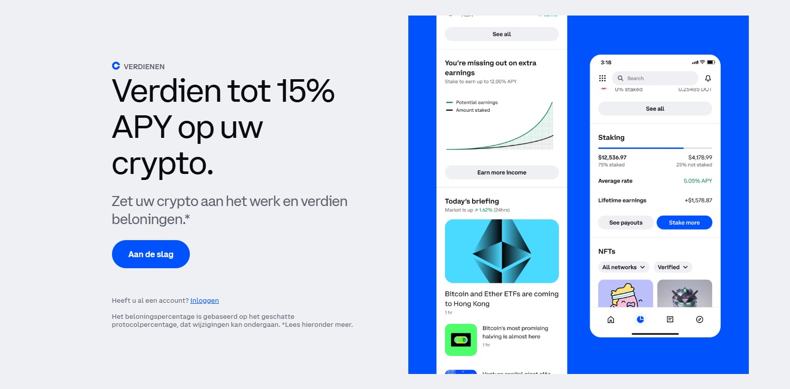 staking crypto exchange coinbase