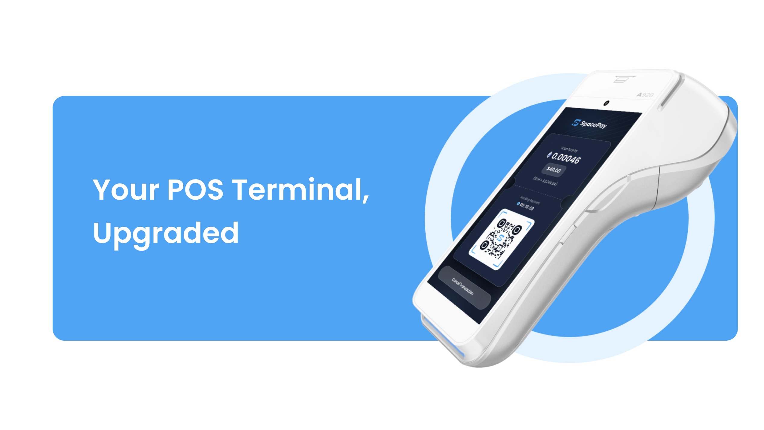 SpacePay crypto betalingen via bestaande betaalterminals.