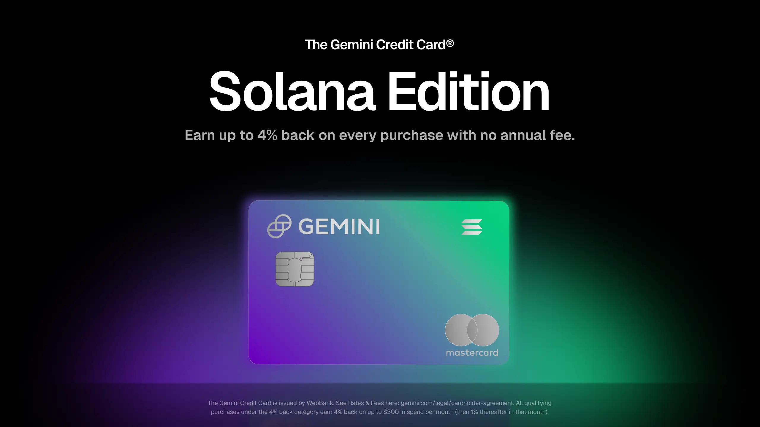 Solana x Gemini - officiële SOL creditcard onderweg na XRP succes