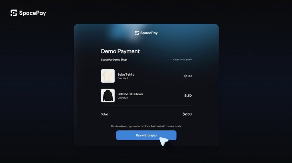 SpacePay Demo Payment