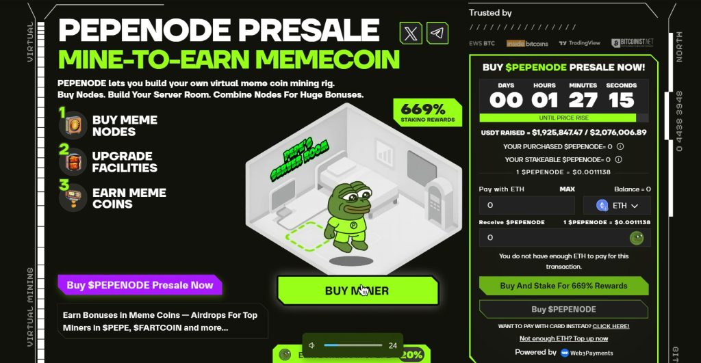 PEPENODE ($PEPENODE) presale 2025