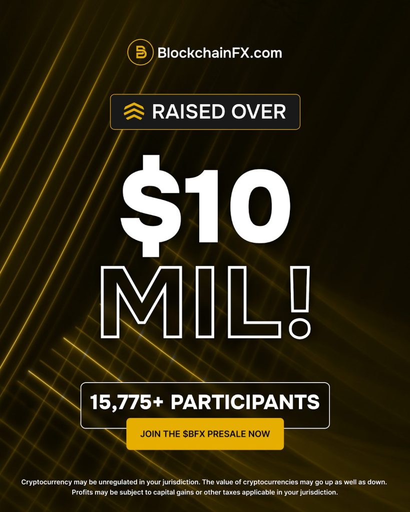 BlockchainFX presale meer dan $10 miljoen