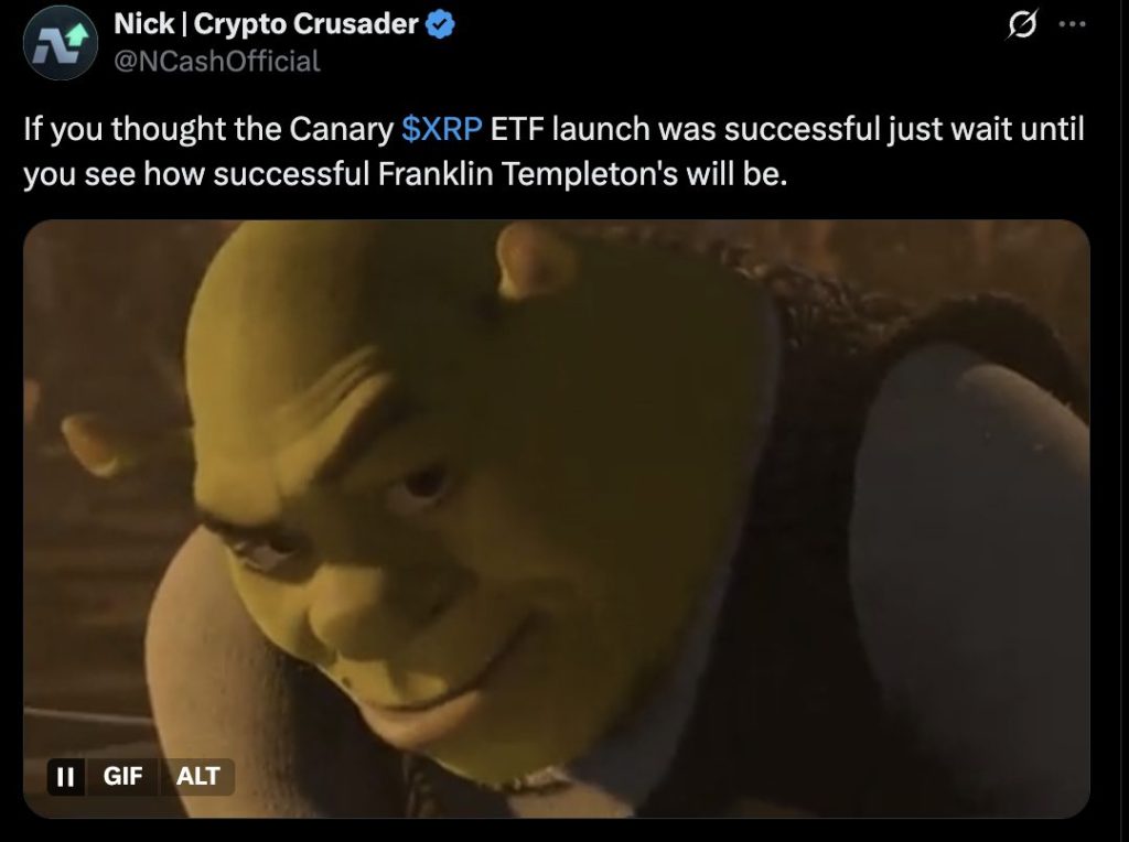 XRP ETF NASDAQ verwachting