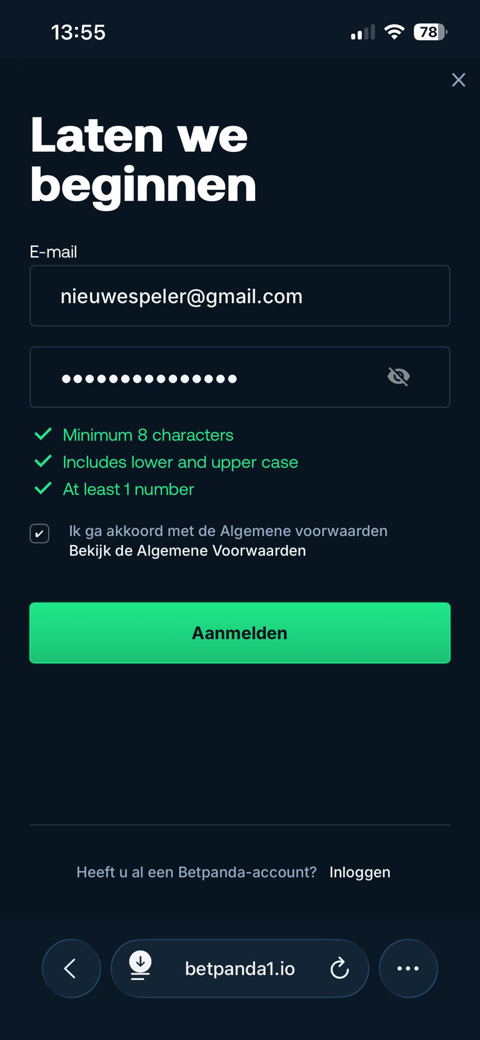 Betpanda crypto casino aanmelden account