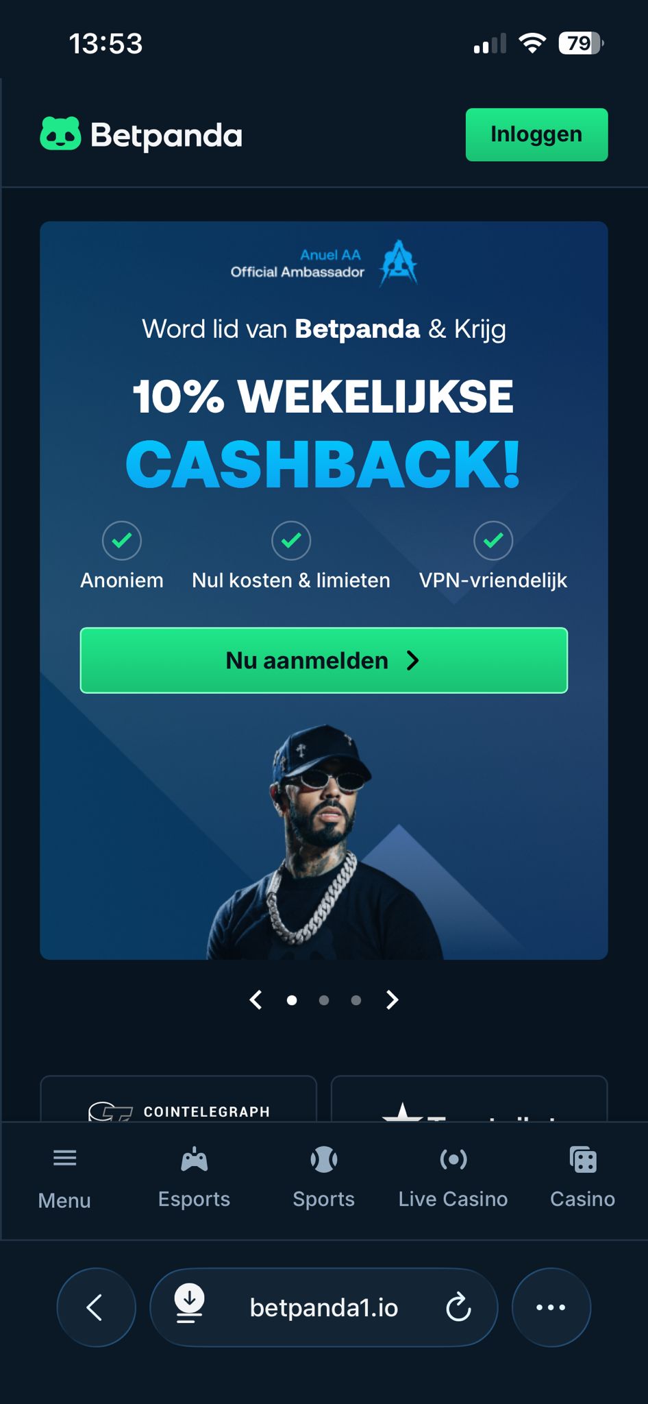 Betpanda crypto casino website