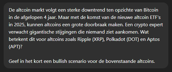 GPT-5 prompt altcoin season
