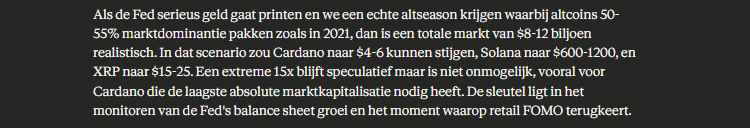 Claude AI voorspelling SOL ADA XRP
