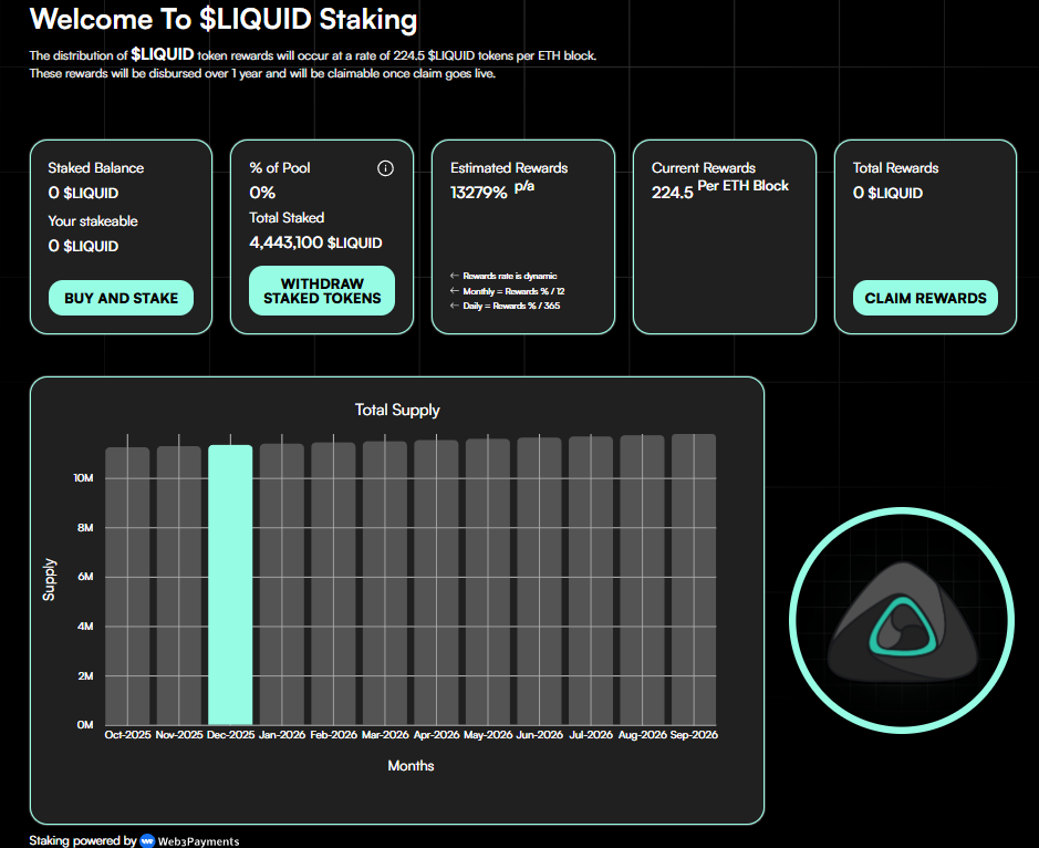 LiquidChain staking presale bitcoin