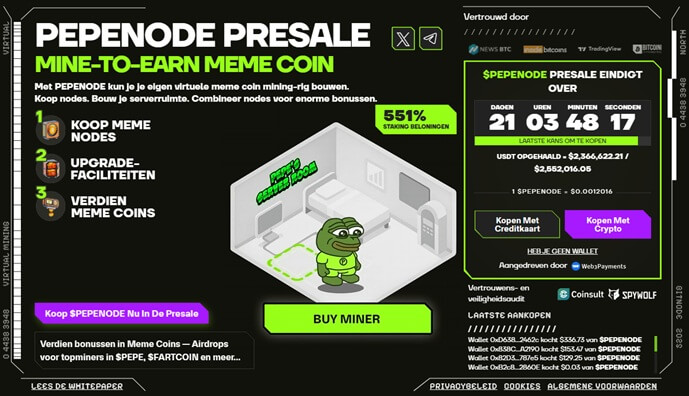 pepenode crypto met potentie 2026