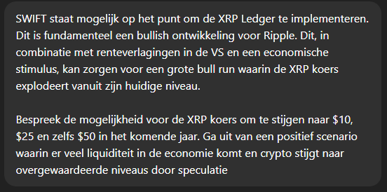 xrp swift samenwerking xrp bull run - Bron: ChatGPT / OpenAI