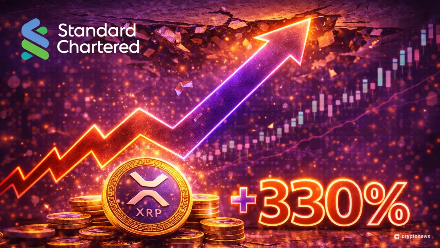 Standard Chartered voorspelt: 330% pump voor XRP koers in 2026