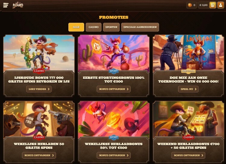 Lizaro Het beste mobiele casino waar spelen makkelijk wordt gemaakt