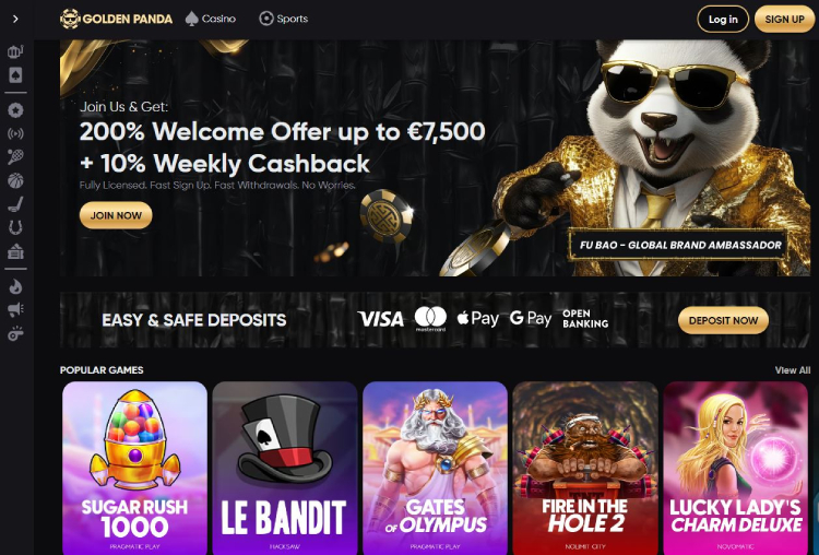 Golden Panda, Belgische casino