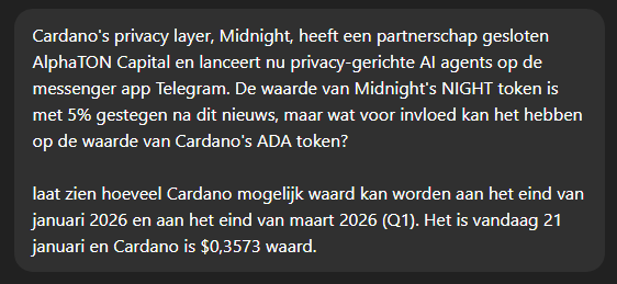 ChatGPT crypto ai voorspelling prompt