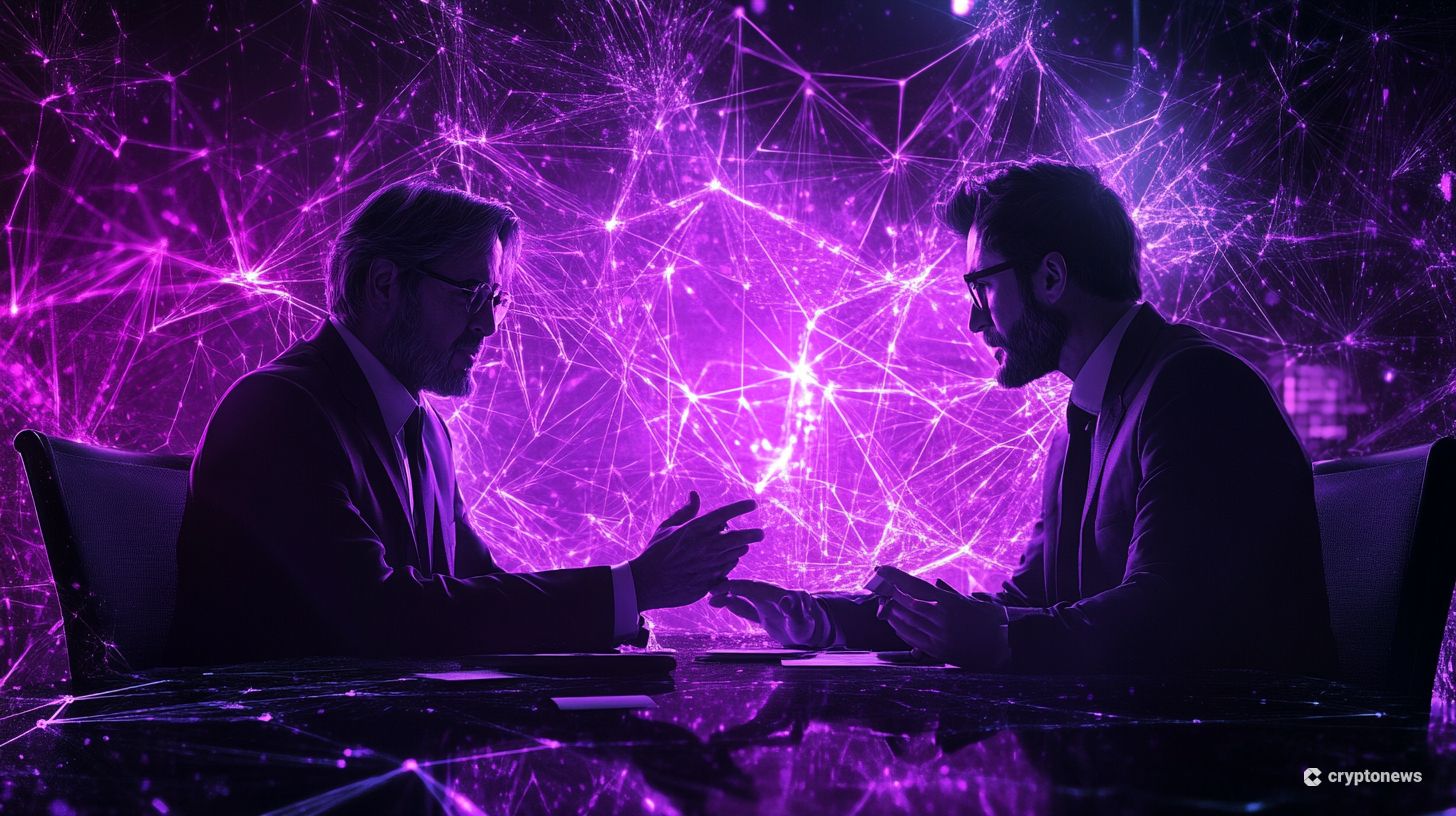 Buterin en Yakovenko tegenover elkaar over ontwikkeling Ethereum en Solana koers en chain