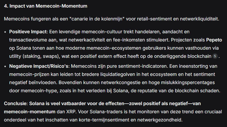 Impact van meme coins op XRP en Solana