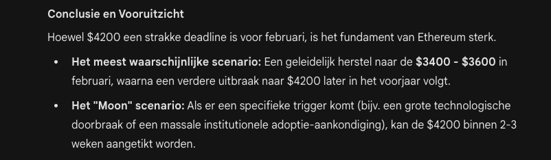 Ethereum verwachting conclusie van Gemini - Bron Gemini AI