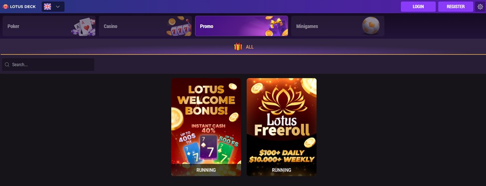 Lotus Deck – Beste pokersite zonder Cruks voor de ochtend en middag