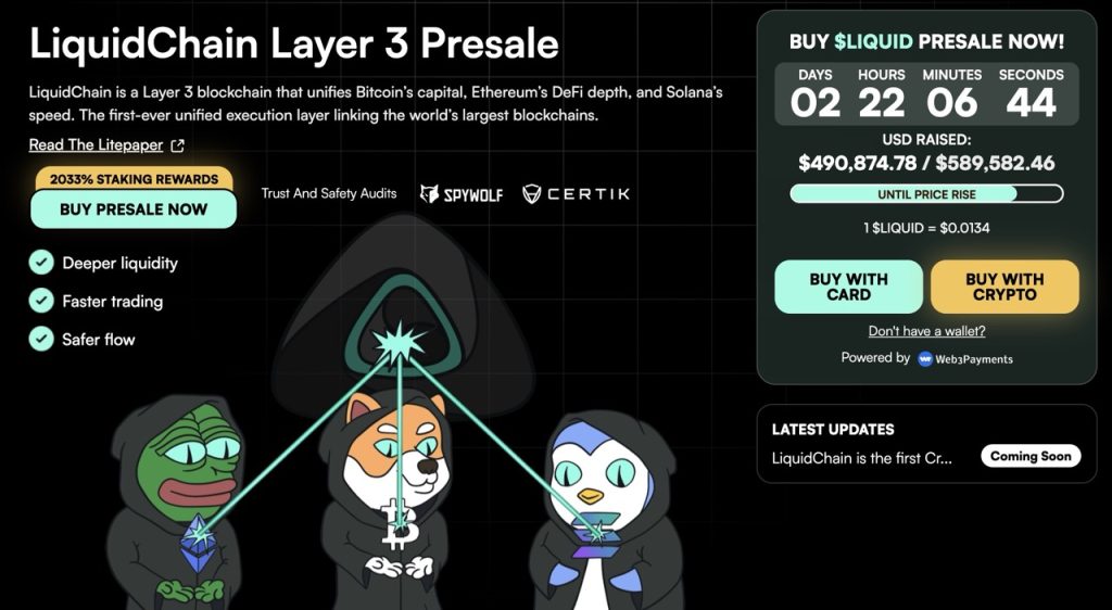 LiquidChain Layer 3 Presale