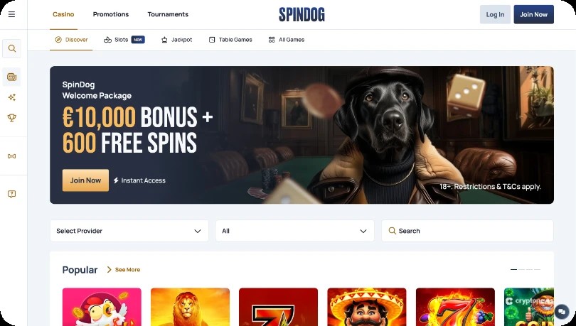Amerikaanse casino Spindog