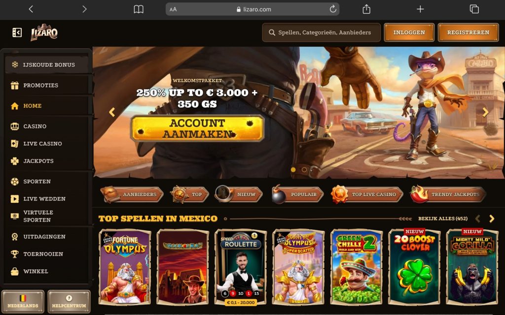 Amerikaanse gokstie Lizaro