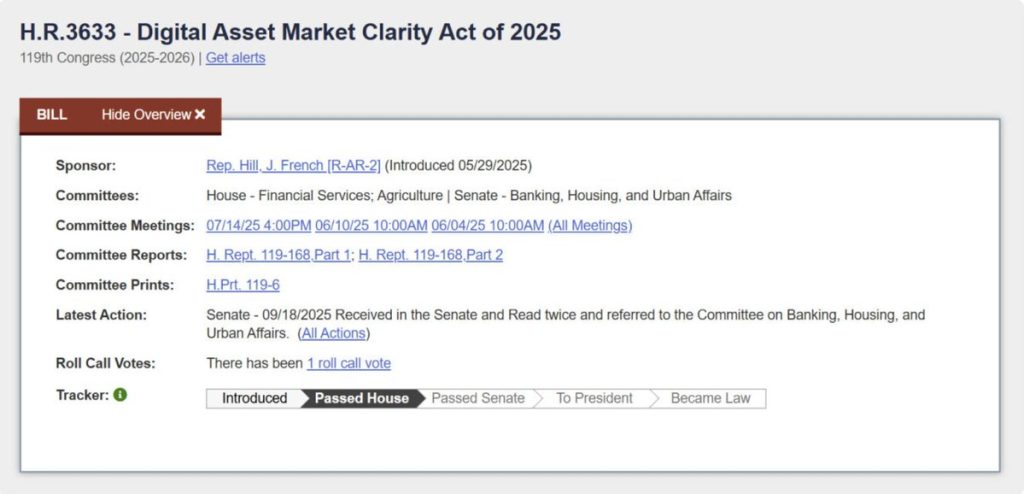 Crypto Clarity Act 2025-2026