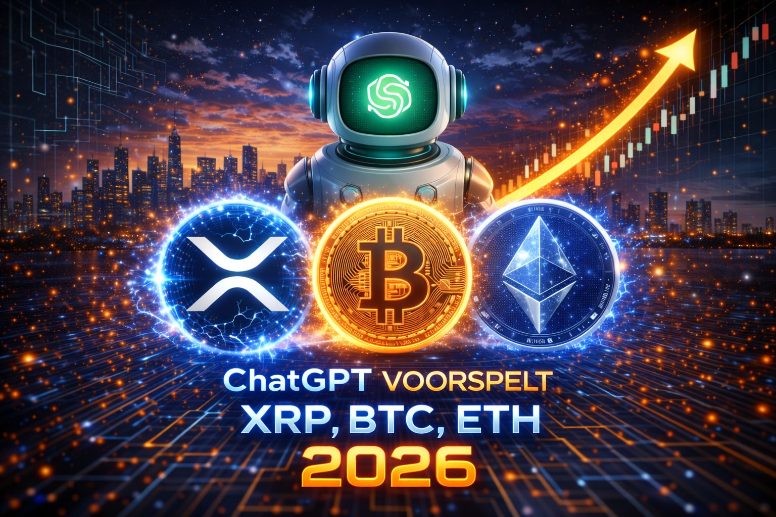 ChatGPT voorspelt XRP, BTC, ETH koers 2026