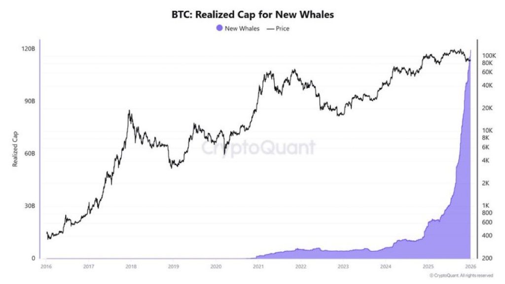 Bitcoin volume 2 maart 2026 - Bron: CryptoQuant